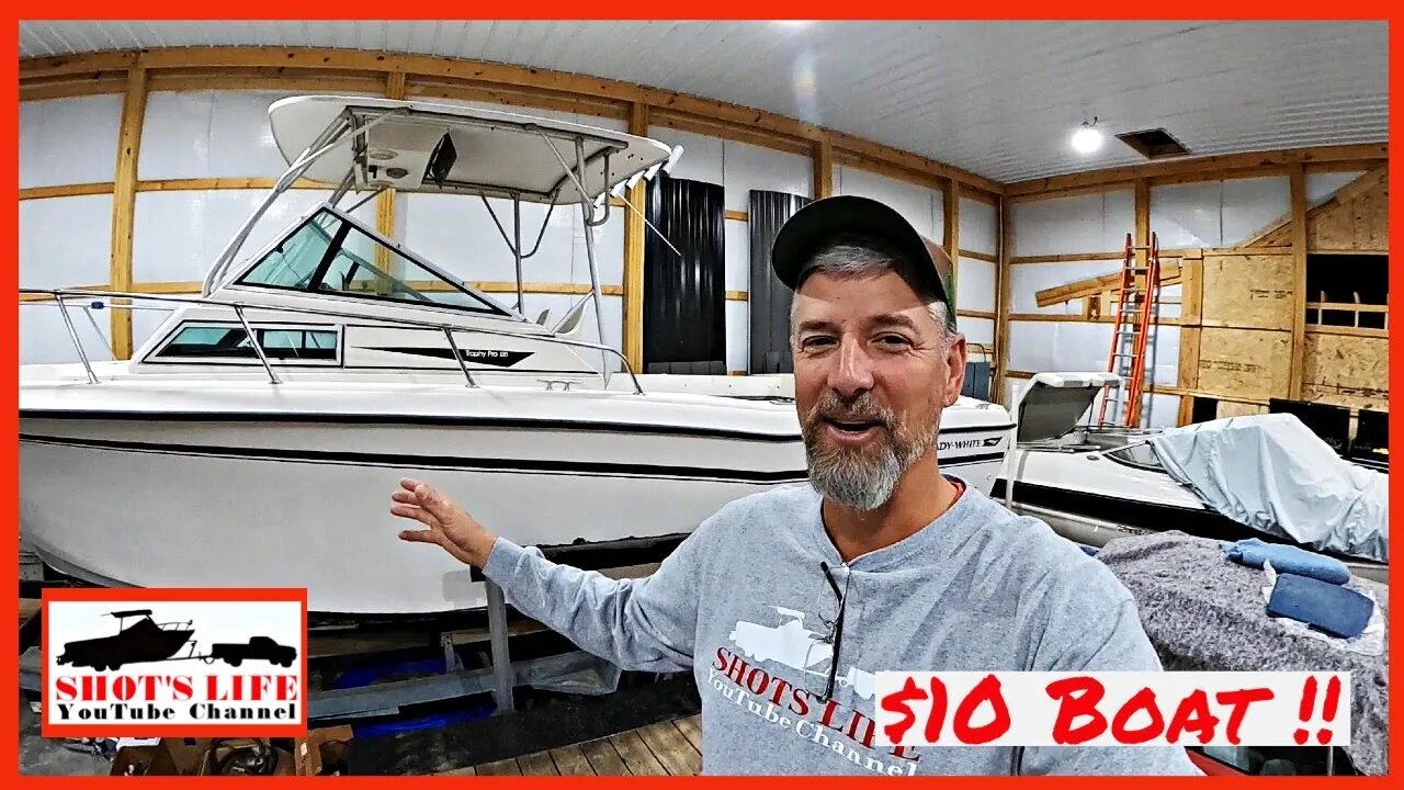 $10 Boat | EPS47 | Fiberglass and a Drone Ride | Shots Life