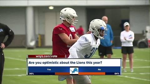 Lions back at training camp