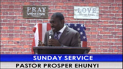 Sunday Service. 11/17/2024. Pastor Prosper . Bilingual: English & Spanish.