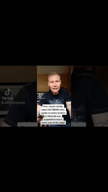 Pres. Joseph talkin' bout ICE CREAM when update on police incident/Nashville was suppos to occur.