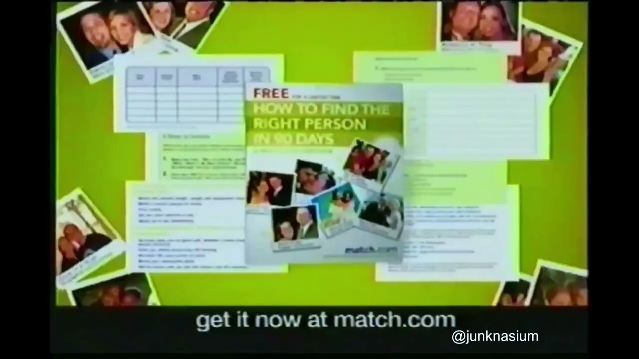 "Find The Person Who Will Change Your Life" Match.com 2005 Commercial