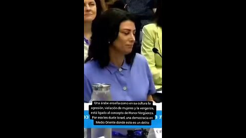 Arabic woman supports Israel