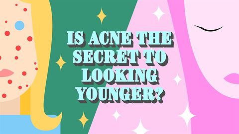 Is spotty skin the answer to looking younger?