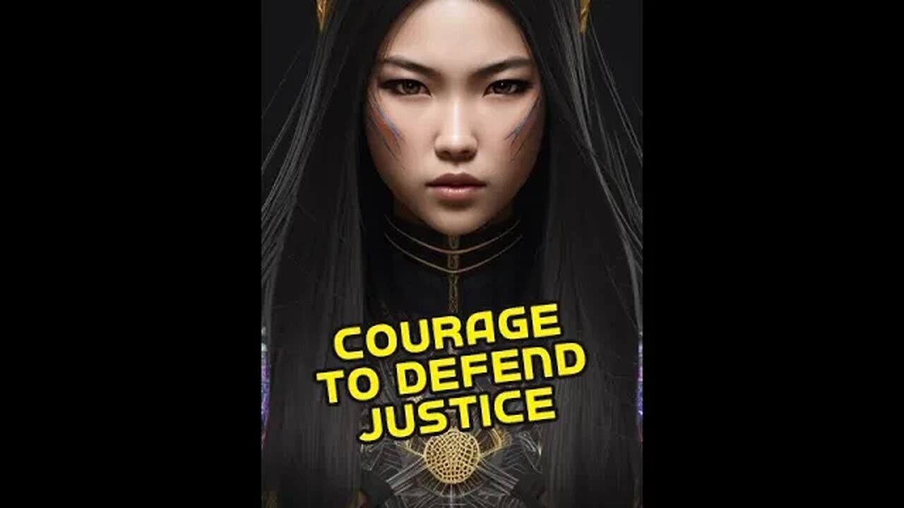 COURAGE TO DEFEND JUSTICE, ( AI ART, AI GENERATORS ) @MIX_IMAGI