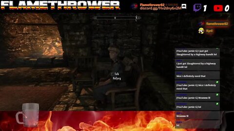 Live with Flamethrower: YOU TOOK MY SWEET ROLL! #Skyrim