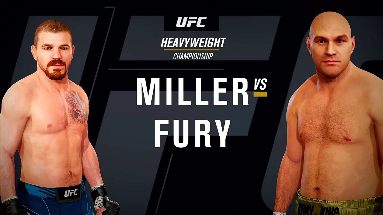 EA Sports UFC 4 Gameplay Tyson Fury vs Jim Miller