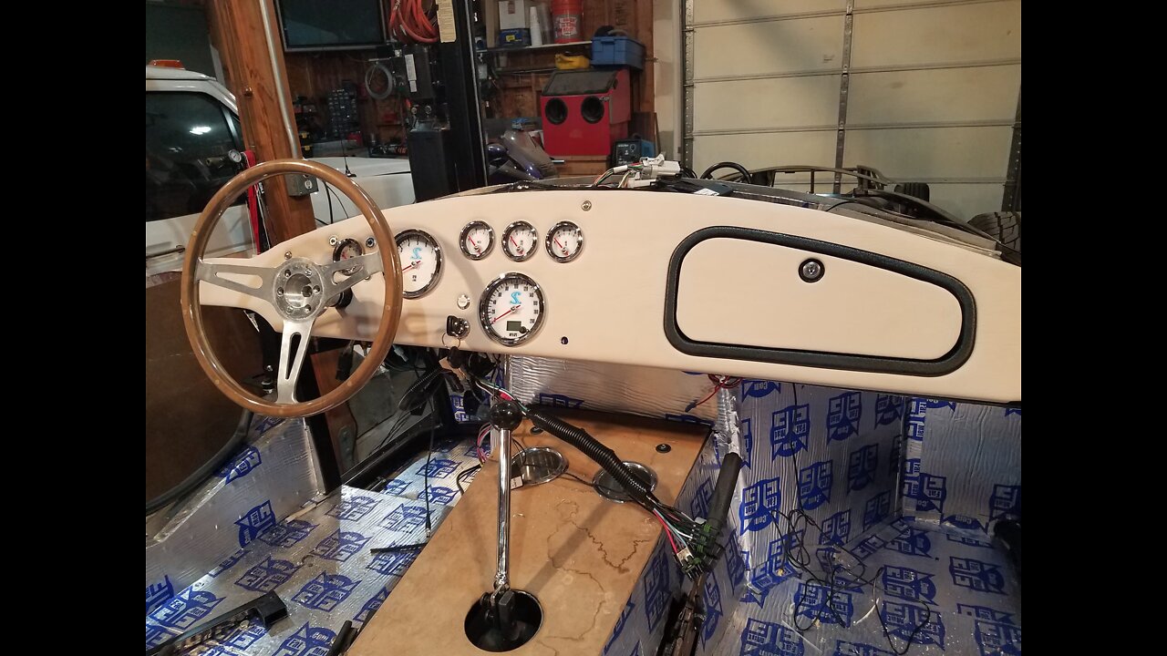 Mike's Factory Five Mk3 Gets A Brand New Dash!!!!