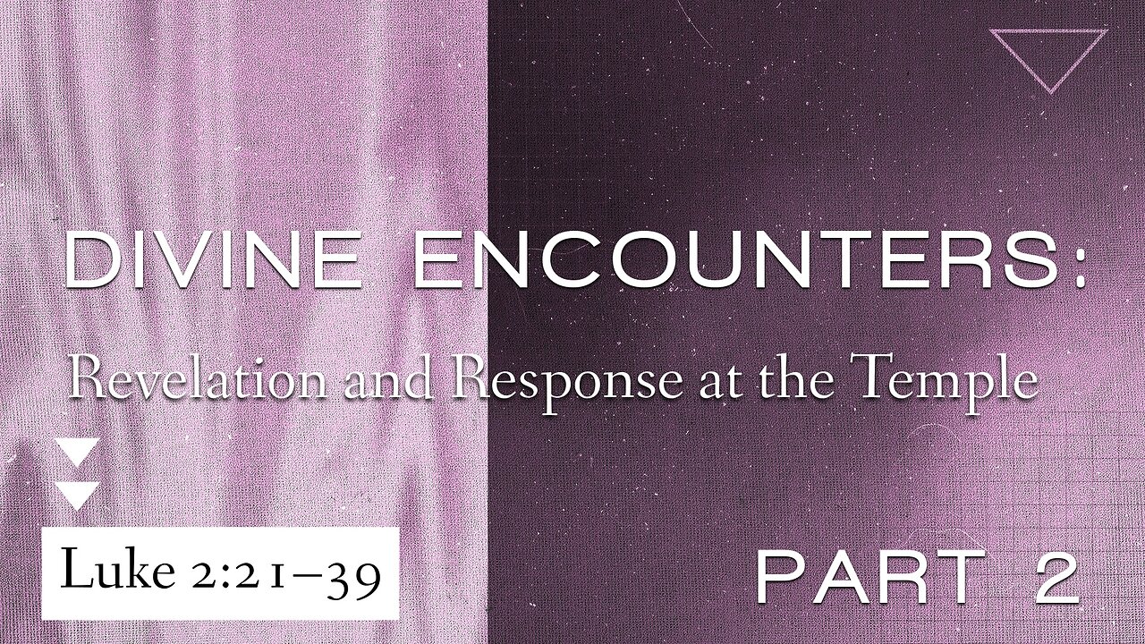 Feb. 4, 2024 - Sunday PM MESSAGE - Divine Encounters, Part 2 (Luke 2:21-39)