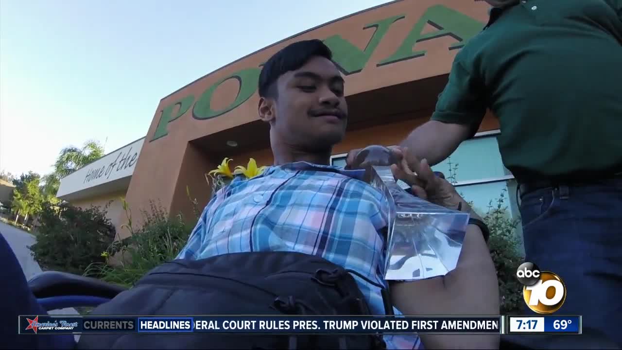 Poway wrestler with cerebral palsy wins honorary ESPY