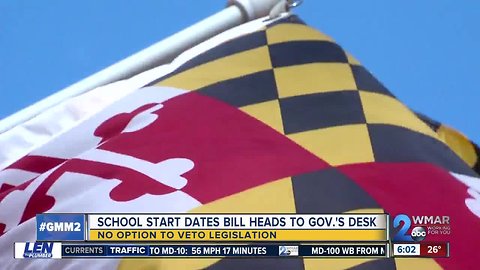 Md. approves bill to let school boards decide school start dates