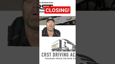 CRST Closing a New Trucker Training School! 😎 Will Other Companies Follow? #shorts