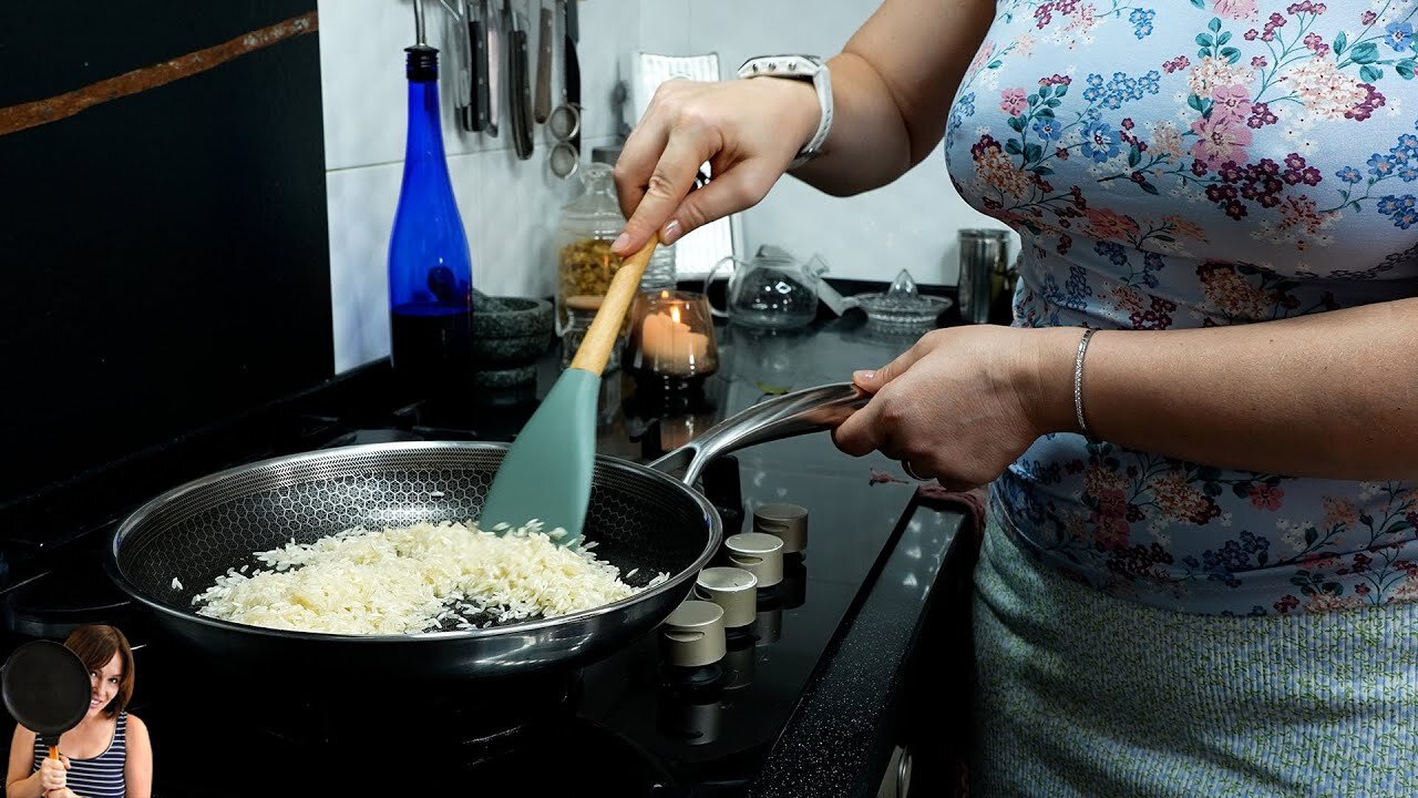 This rice recipe is so delicious that I make it every week! It's quick and easy. ASMR