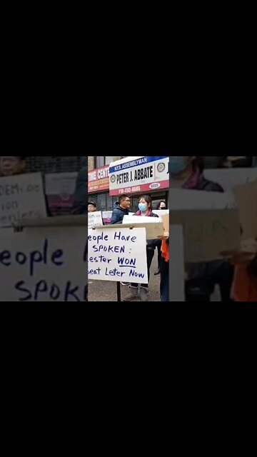 Preview- @lestercforny @LesterforNY Must Be Seated Press Conference 12/6/22 Outside Peter Abbate Jr