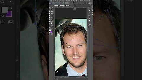 fix big and wide forehead in photoshop #shorts #youtubeshorts #trendingshortfffff #photoshop