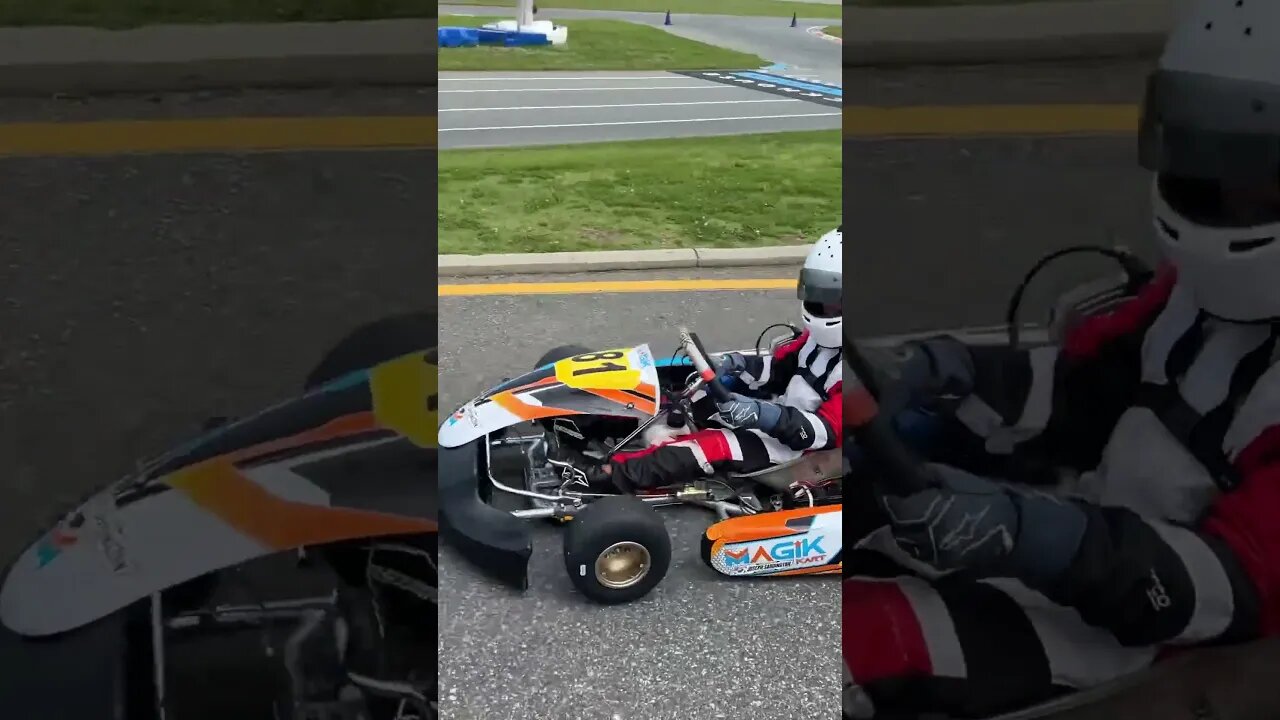 Starting finals sitting P1! #gokart #racing