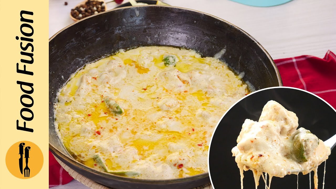 Restaurant Style Cheese Handi recipe by Food Fussion.