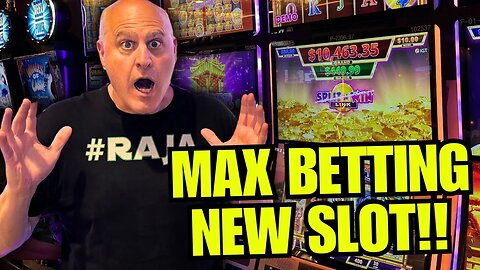 ITS FINALLY HERE!!! MAX BETTING THE BRAND NEW SPIN AND WIN SLOTS!