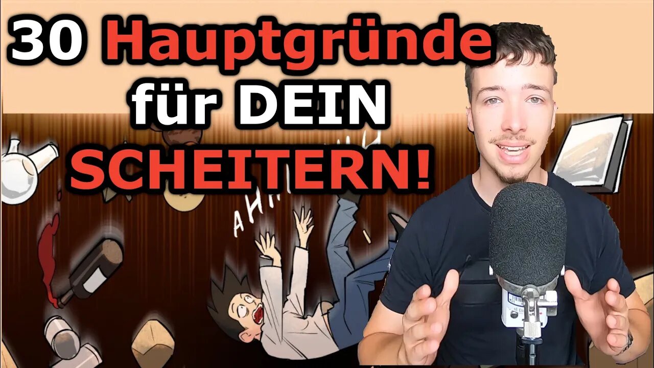 DARUM erreichst du DEINE Ziele nicht! 30 Hauptgründe für Versagen!