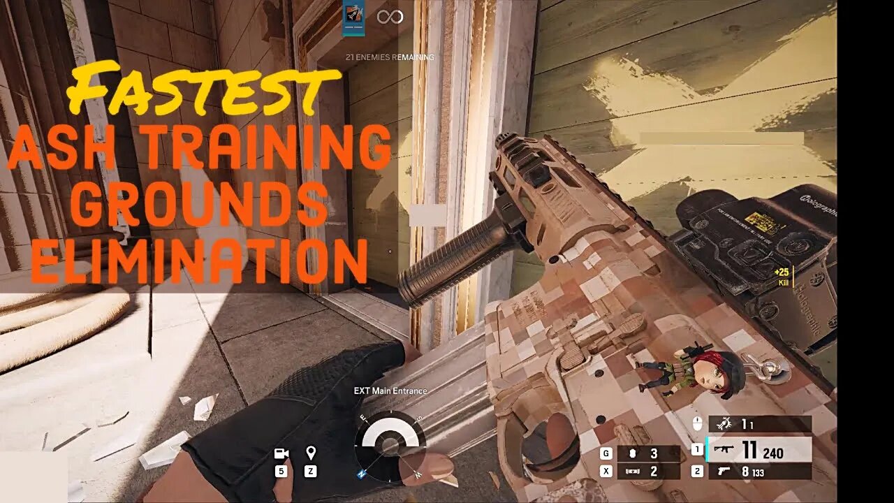 FASTEST Ash Bank Training Grounds on Rainbow Six Siege