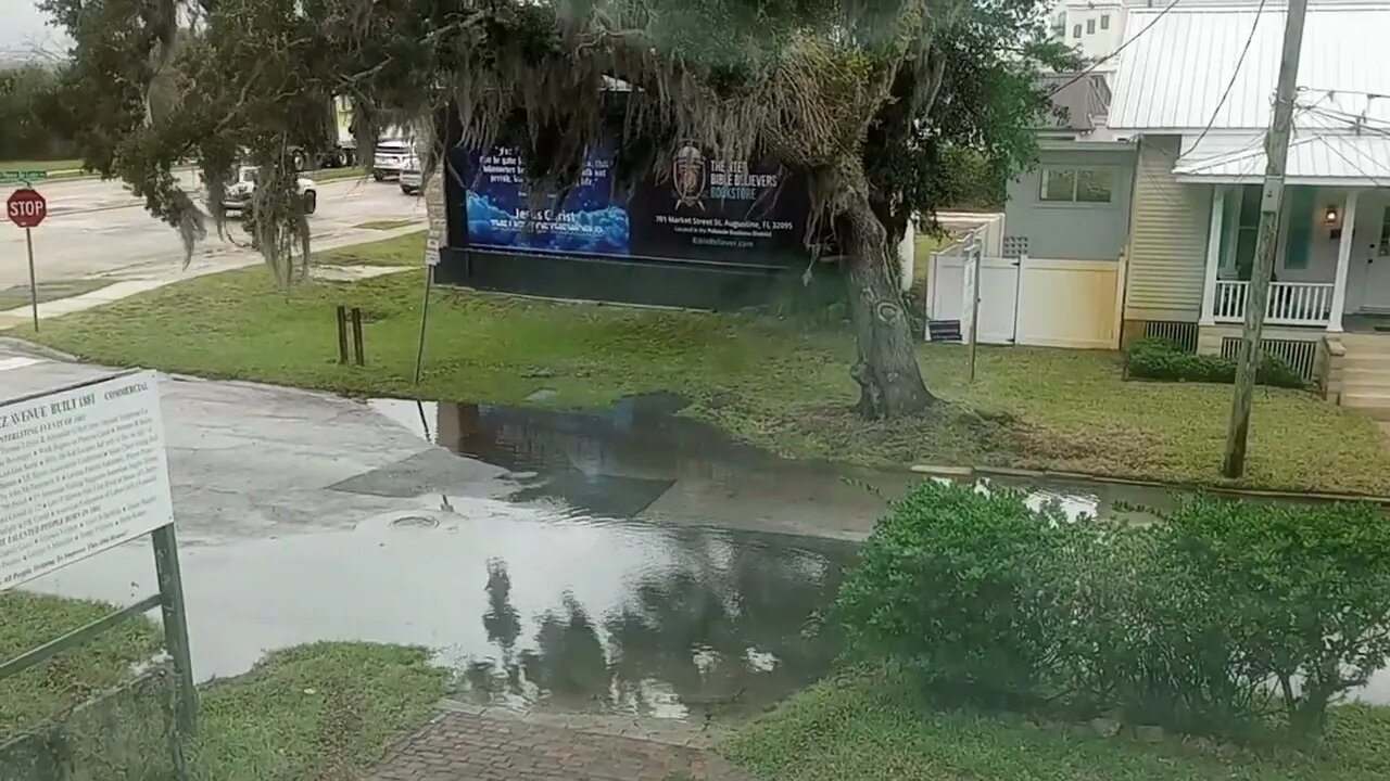 here comes hurricane Nicole #staugustine