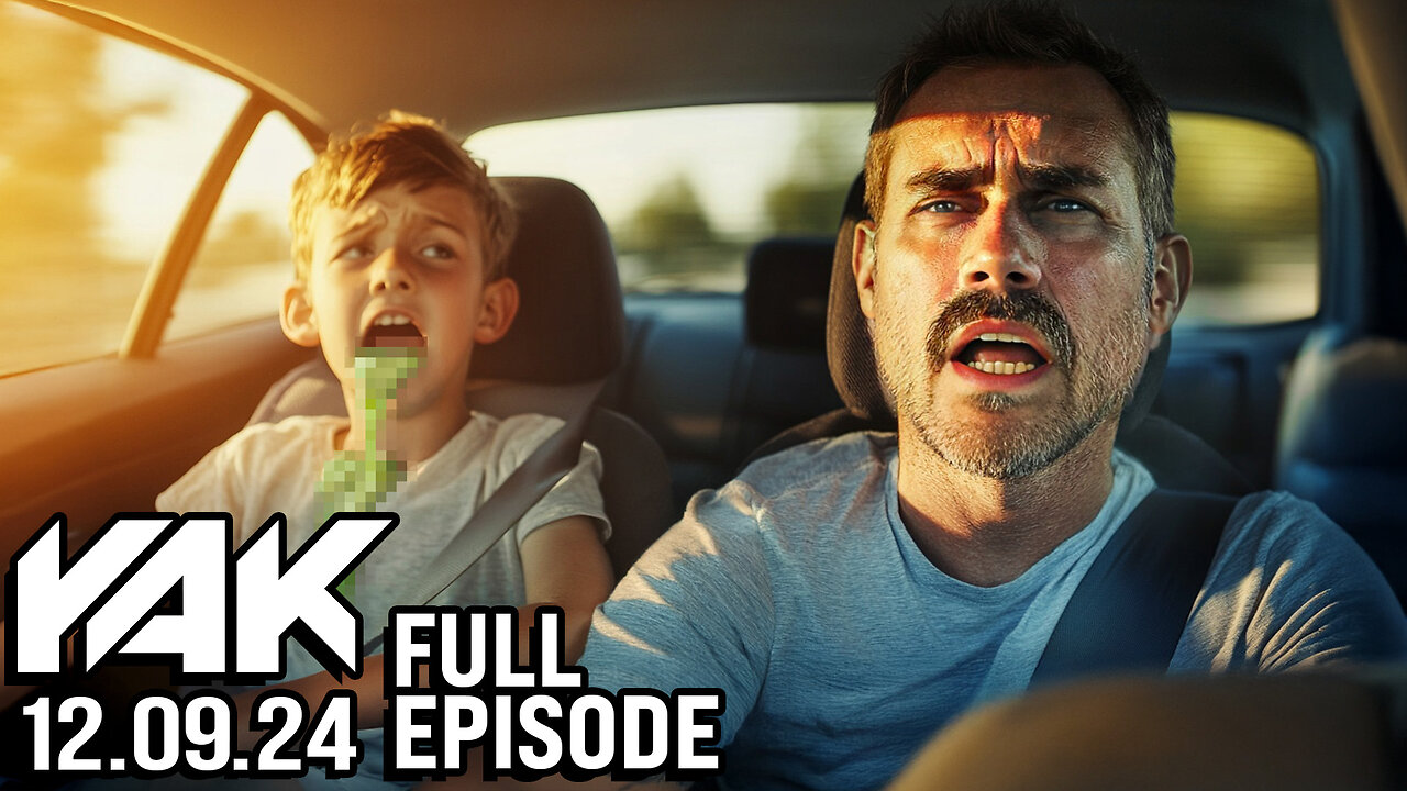 Joe Gatto Swings By as Big Cat's Cleaning Puke Out of His Car | The Yak 12-9-24