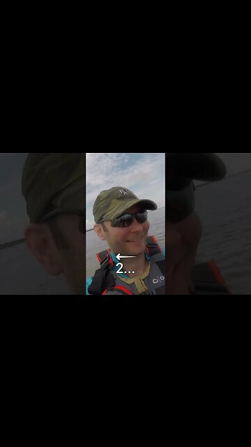 Hitting a swell sailing the hobie tandem island sailing kayak off Tybee