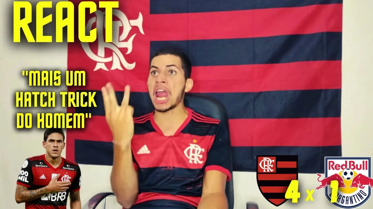 REACT FLAMENGO 4 X 1 BRAGANTINO | BRASILEIRÃO 2022