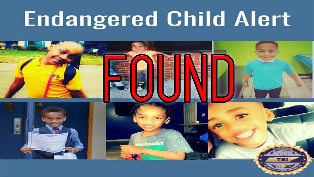 FOUND - Parks & Johnson Children - Located & Safe - Missing Child