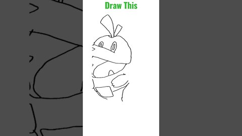 Draw New Pokemon Fuecoco #pokemon #pokemonscarletandviolet #art