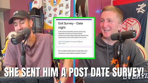 SHE SENT HIM A POST-DATE DURVEY?!