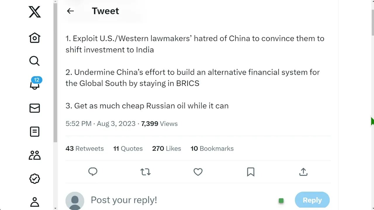 Modi India’s strategy