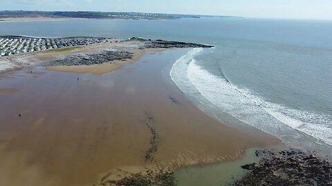 Porthcawl Drone: Trecco Bay & Caravan Park (at 250 ft altitude)