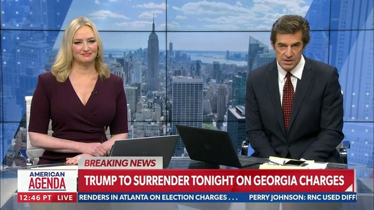 Trump to surrender tonight on Georgia charges