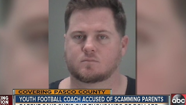 Youth football coach arrested on fraud charges