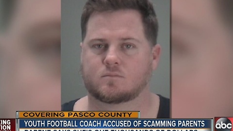 Youth football coach arrested on fraud charges