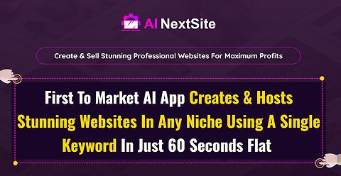 AI NextSite Review + 4 Bonuses To Make It Work FASTER!