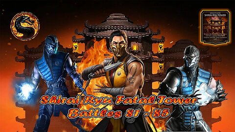 MK Mobile. Shirai Ryu Fatal Tower Battles 81 - 85 Mortal Kombat