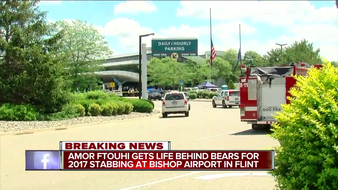 Amor Ftouhi gets life behind bears for 2017 stabbing at Bishop Airport in Flint