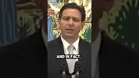 It Begins: DeSantis Takes a Swipe at Trump #shorts