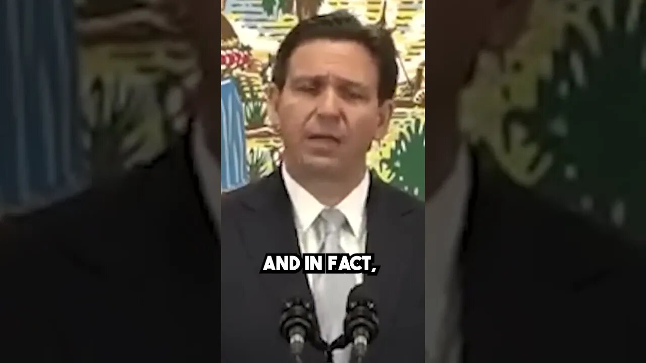 It Begins: DeSantis Takes a Swipe at Trump #shorts