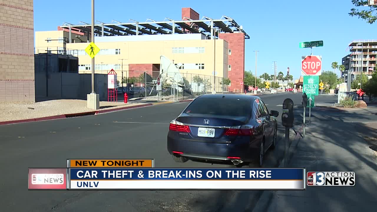 Increase in auto-related crimes at UNLV