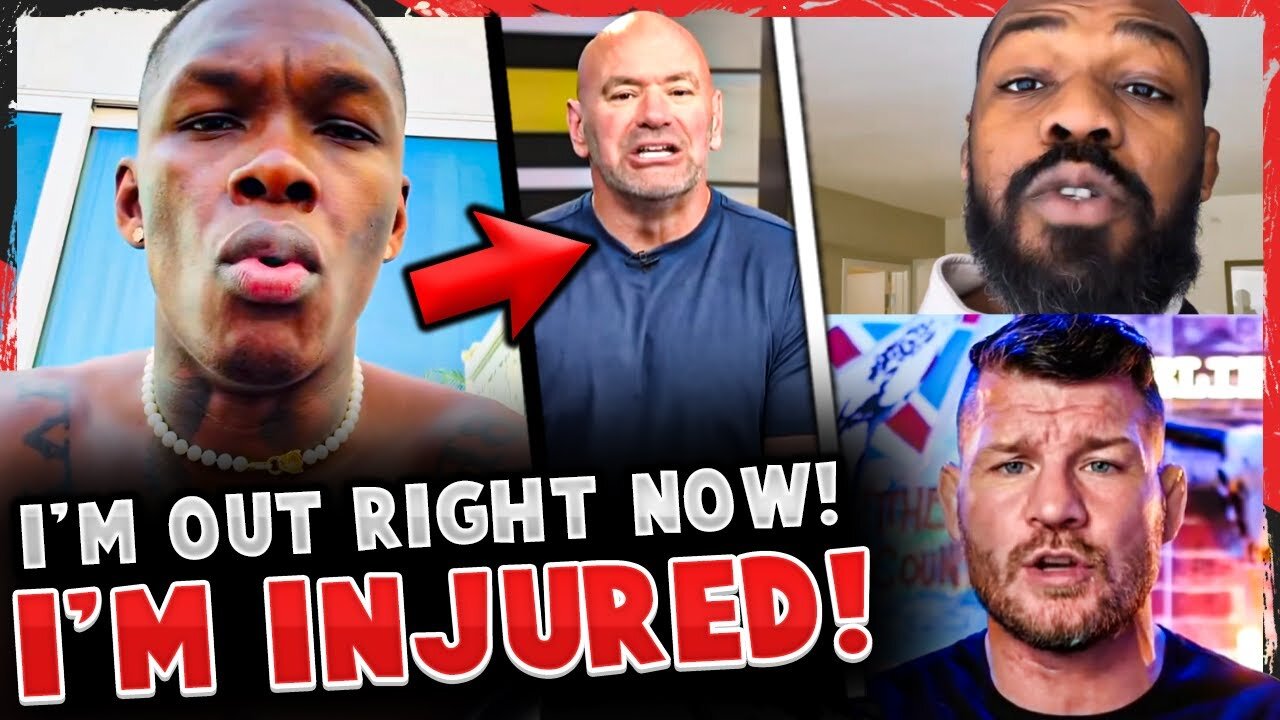 Israel Adesanya INJURED! Michael Bisping WARNS Jon Jones! Dana White & UFC 300 ANNOUNCEMENT!