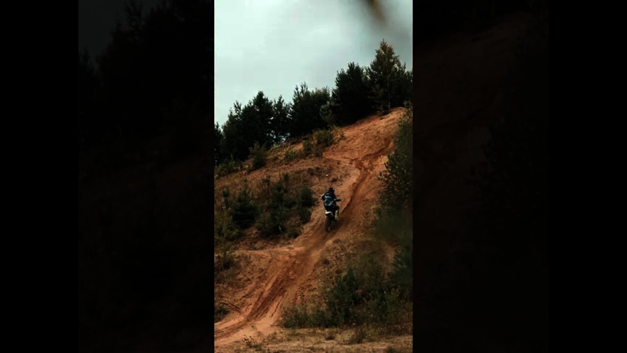 Motocross Rider Going Uphill # Shorts