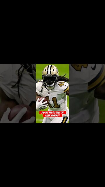 Alvin Kamara hit With 3 game SUSPENSION! Did the #nfl go too easy on him? 🏈#nflnews