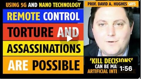 Using 5G and Nano Technology |Remote Control Torture & Assassinations are possible |David A. Hughes