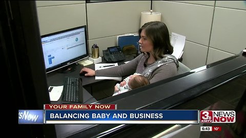 Balancing baby and business