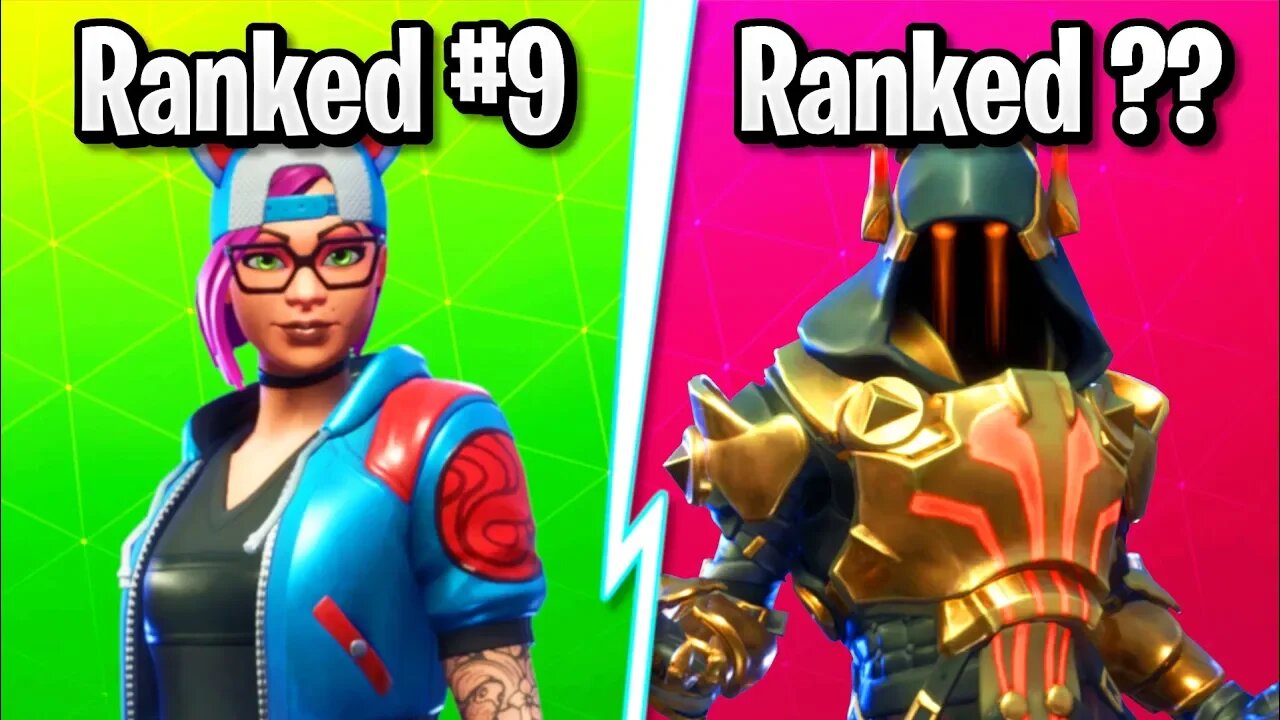 RANKING ALL SEASON 7 SKINS IN FORTNITE FROM WORST TO BEST! - (FORTNITE SEASON 7 BATTLE PASS RANKED)!