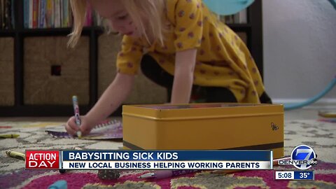 Colorado babysitting services helps care for sick kids when parents can't get off of work