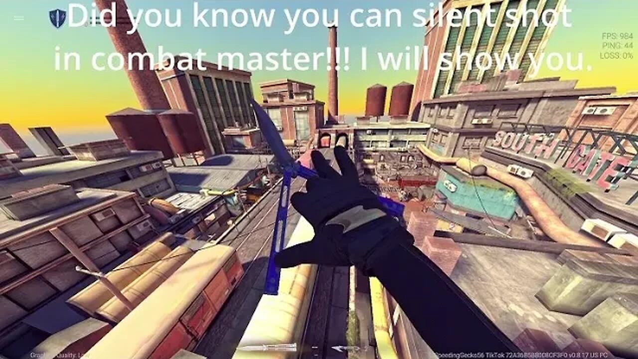 Combat Master silent shot!! (sniper)