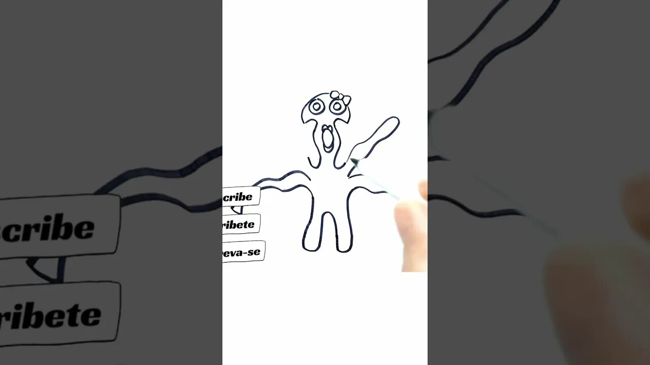 How to Draw and Paint Syringenella from the Garten of Banban Game